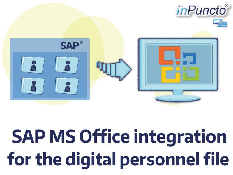 SAP MS Office integration for the electronic personnel file