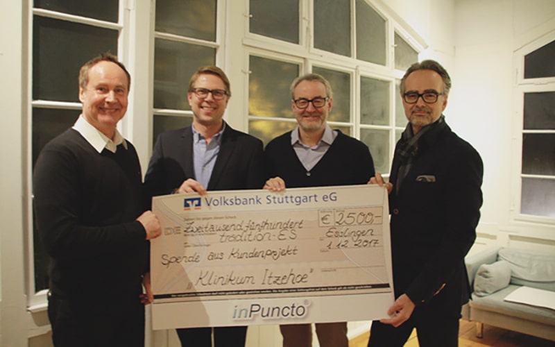 inPuncto donates to the entrepreneur network ‘tradition-ES’