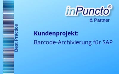 Einführung der Lösung „Spätes Archi­vieren in SAP mit dem Barcode­verfah­ren“ bei einem Energie­dienst­leister