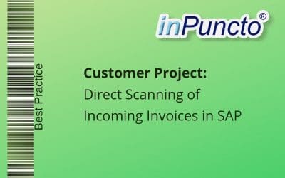 Direct scanning of incoming invoices in SAP with the inPuncto scan application