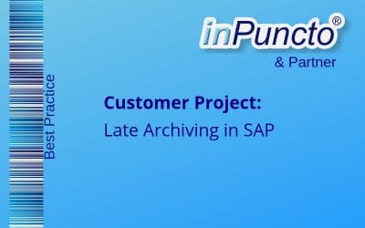 Intro­duc­tion of the solution “Late Archiv­ing in SAP with the Bar­code Proce­dure” for an energy service provider